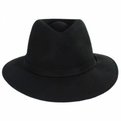 Stefeno Slope Earflap Wool Felt Fedora Hat
