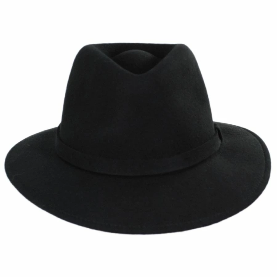 Stefeno Slope Earflap Wool Felt Fedora Hat 2 Stefeno Slope Earflap Wool Felt Fedora Hat