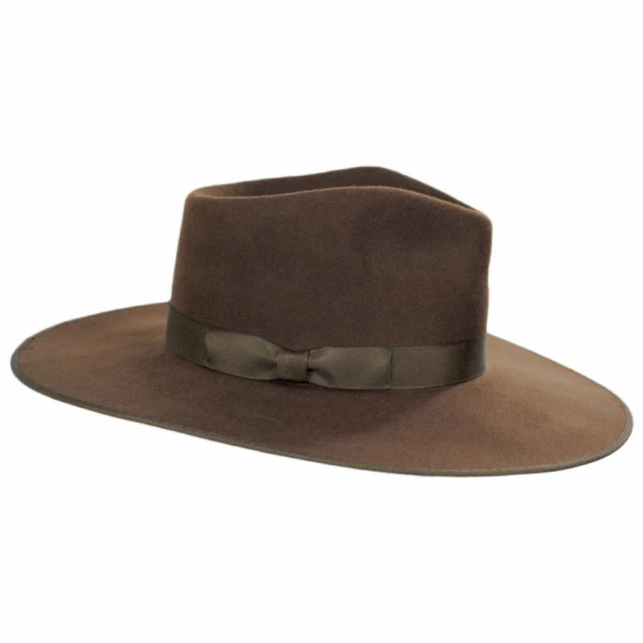 Lack Of Color Wool Felt Rancher Fedora Hat - Coco 4 Lack Of Color Wool Felt Rancher Fedora Hat - Coco - Image 2