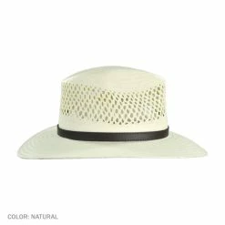 Stetson Digger Shantung Straw Outback Hat -Brixton Hats Shop 32276