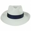 BIGALLI Santorini Panama Straw Fedora Hat