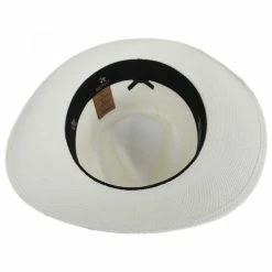 BIGALLI Santorini Panama Straw Fedora Hat 7 BIGALLI Santorini Panama Straw Fedora Hat -Brixton Hats Shop 324379