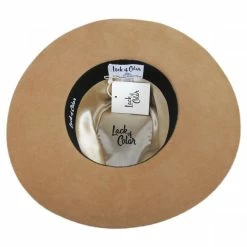 Lack Of Color Benson Tri Wool Felt Fedora Hat - Brown -Brixton Hats Shop 333591