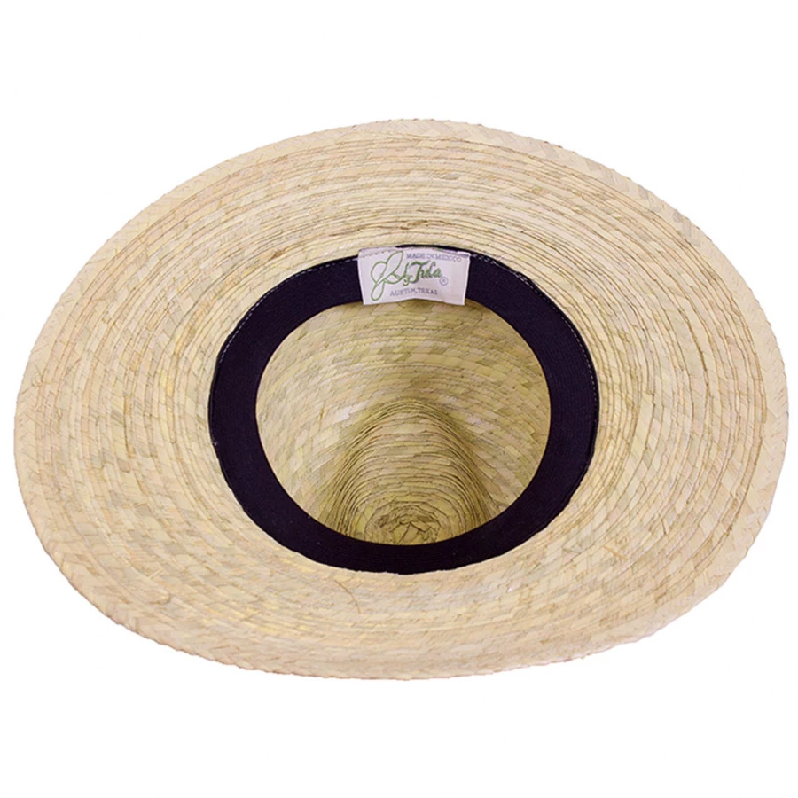 TULA HATS Explorer Palm Straw Safari Fedora Hat 5 TULA HATS Explorer Palm Straw Safari Fedora Hat - Image 3