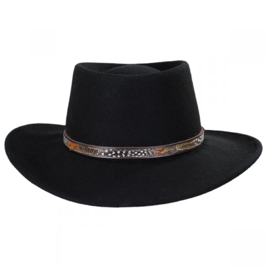Stetson Kelso Crushable Wool Felt Gambler Western Hat 3 Stetson Kelso Crushable Wool Felt Gambler Western Hat