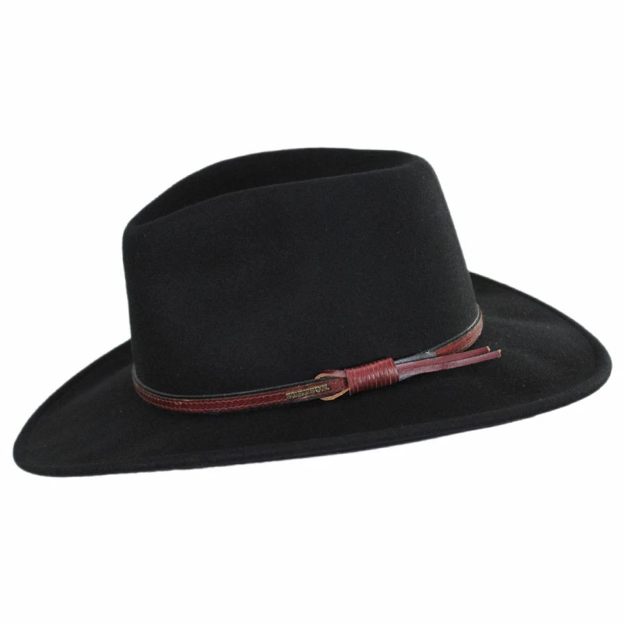 Stetson Bozeman Crushable Wool Felt Outback Hat 4 Stetson Bozeman Crushable Wool Felt Outback Hat - Image 2