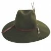 Kathy Jeanne Trio Pheasant Feather Wool Felt Fedora Hat - Made To Order -Brixton Hats Shop 347199