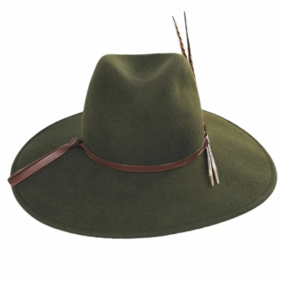 Kathy Jeanne Trio Pheasant Feather Wool Felt Fedora Hat - Made To Order 3 Kathy Jeanne Trio Pheasant Feather Wool Felt Fedora Hat - Made To Order