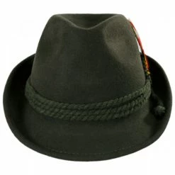 Jaxon Hats Alpine Wool Felt Fedora Hat