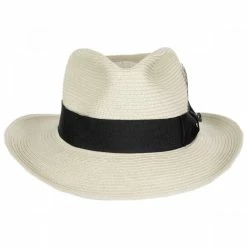 Jaxon Hats Summer C-Crown Toyo Straw Fedora Hat