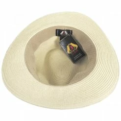 Jaxon Hats Summer C-Crown Toyo Straw Fedora Hat -Brixton Hats Shop 353379