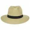 Scala Slider Toyo Straw Safari Fedora Hat