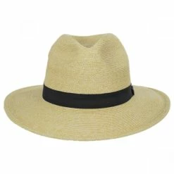 Scala Slider Toyo Straw Safari Fedora Hat