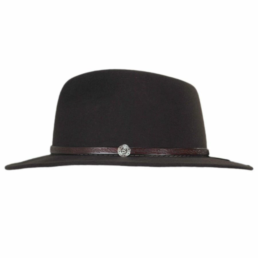 Stetson Cromwell Crushable Wool Felt Fedora Hat 4 Stetson Cromwell Crushable Wool Felt Fedora Hat - Image 2
