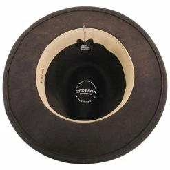 Stetson Cromwell Crushable Wool Felt Fedora Hat 7 Stetson Cromwell Crushable Wool Felt Fedora Hat -Brixton Hats Shop 356597
