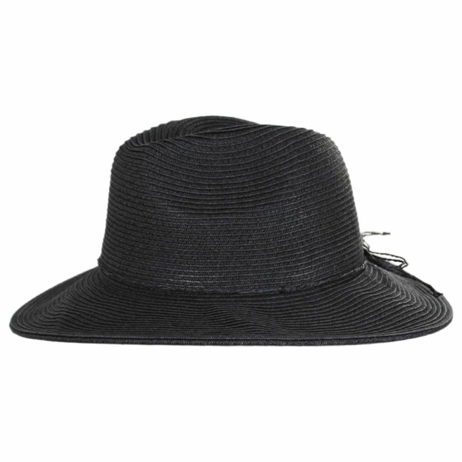 San Diego Hat Company Ultrabraid Water Repellent Toyo Straw Fedora Rain Hat 4 San Diego Hat Company Ultrabraid Water Repellent Toyo Straw Fedora Rain Hat - Image 2