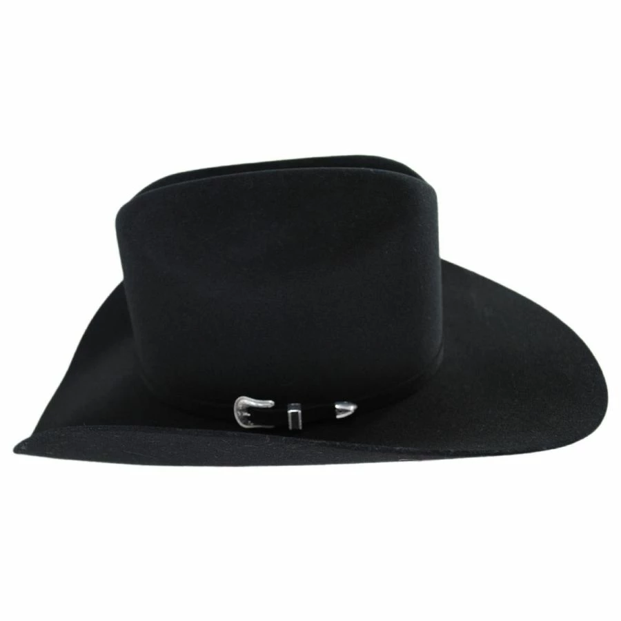 Bailey Lightning Wool And Angora Felt Cowboy Hat - Black 4 Bailey Lightning Wool And Angora Felt Cowboy Hat - Black - Image 2