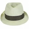 Stefeno Luigi Toyo Straw Fedora Hat -Brixton Hats Shop 363380