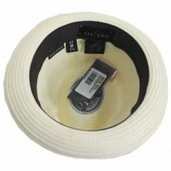 Stefeno Luigi Toyo Straw Fedora Hat -Brixton Hats Shop 363386