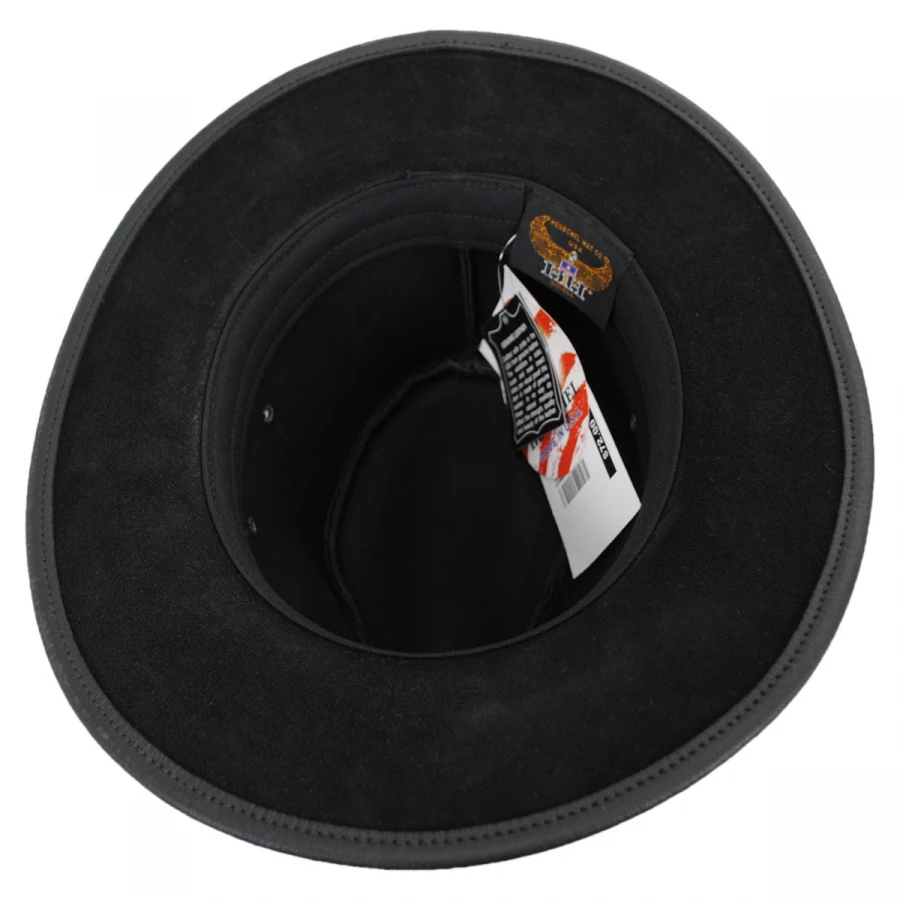 Henschel Leather Safari Fedora Hat 5 Henschel Leather Safari Fedora Hat - Image 3