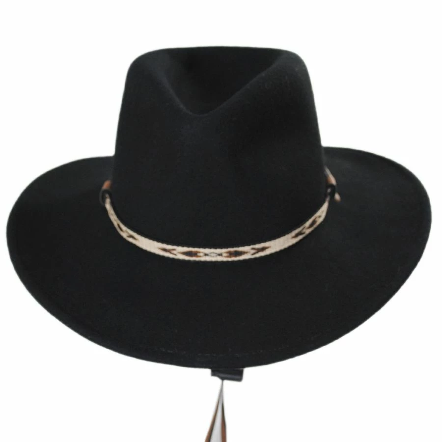 Stetson Ashley Crushable Wool Felt Earflap Aussie Hat 3 Stetson Ashley Crushable Wool Felt Earflap Aussie Hat