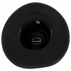 Stetson John Wayne The Fort Wool Felt Crushable Western Hat - Black -Brixton Hats Shop 378098