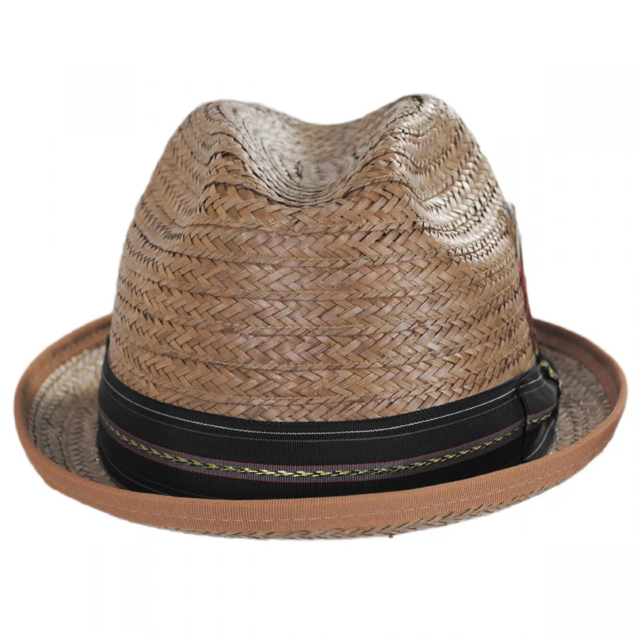 New York Hat Company Coconut Straw Stingy Fedora Hat 3 New York Hat Company Coconut Straw Stingy Fedora Hat