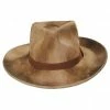 Scala Arizona Distressed Wool Felt Fedora Hat -Brixton Hats Shop 379865