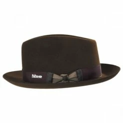 Biltmore Cassatt Reversible Band Fur Felt Fedora Hat -Brixton Hats Shop 380699