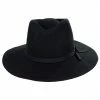 Brixton Hats Joanna Packable Wool Felt Fedora Hat - Black