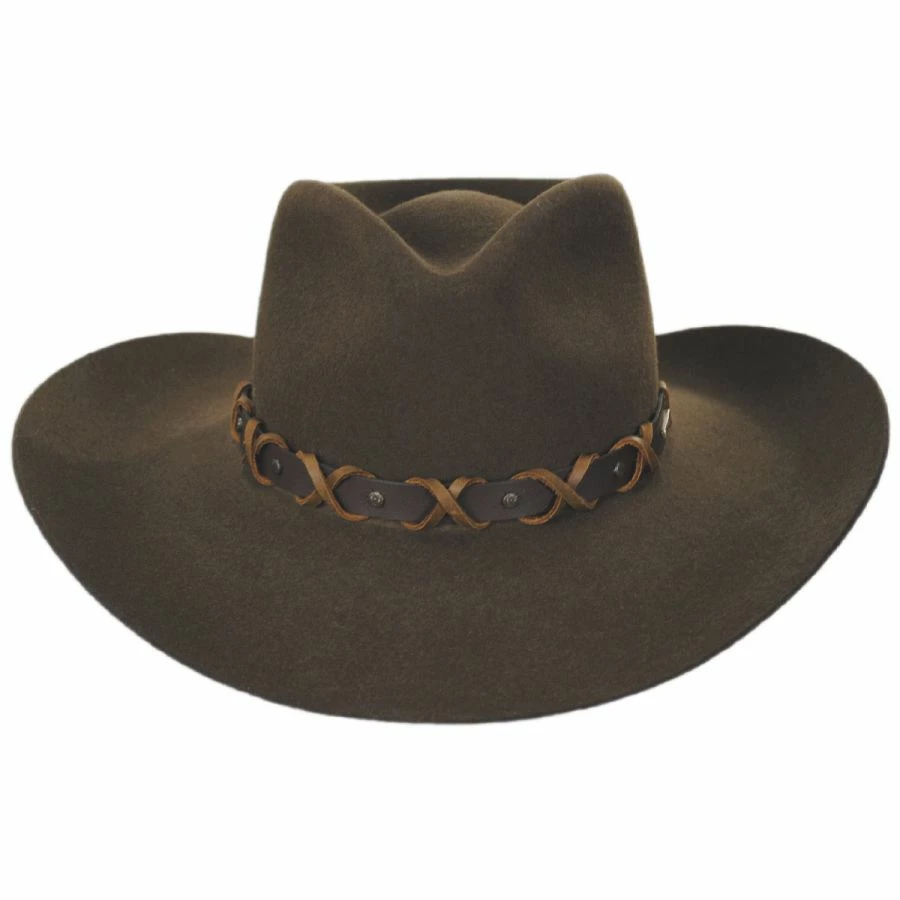 Stetson John Wayne Blackthorne Wool Felt Western Hat 3 Stetson John Wayne Blackthorne Wool Felt Western Hat