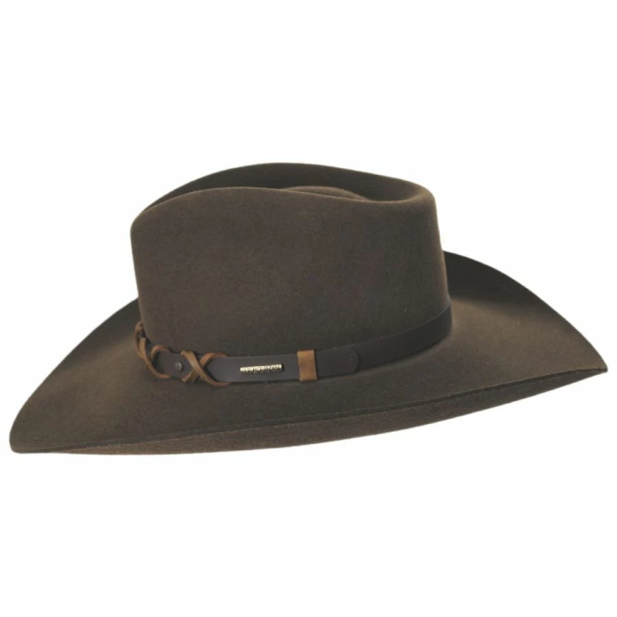 Stetson John Wayne Blackthorne Wool Felt Western Hat 4 Stetson John Wayne Blackthorne Wool Felt Western Hat - Image 2