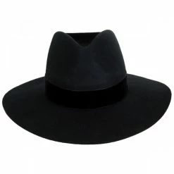 Lack Of Color Benson Tri Wool Felt Fedora Hat - Black