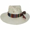 CHARLIE 1 HORSE Fiesta Sisal Straw Fedora Hat -Brixton Hats Shop 390543