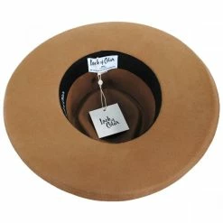 Lack Of Color Val Diamond Crown Wool Felt Fedora Hat - Brown -Brixton Hats Shop 391296