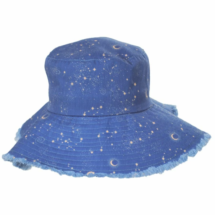 Peter Grimm Star Tracker Frayed Cotton Bucket Hat 3 Peter Grimm Star Tracker Frayed Cotton Bucket Hat