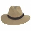 Dorfman Pacific Company Tallulah Wide Brim Hemp Safari Fedora Hat -Brixton Hats Shop 393447