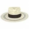Biltmore Chiron Wide Brim Bangora Straw Fedora Hat