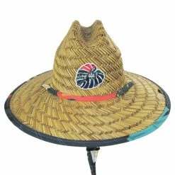 Hemlock Hat Co Kids' Laguna Straw Lifeguard Hat