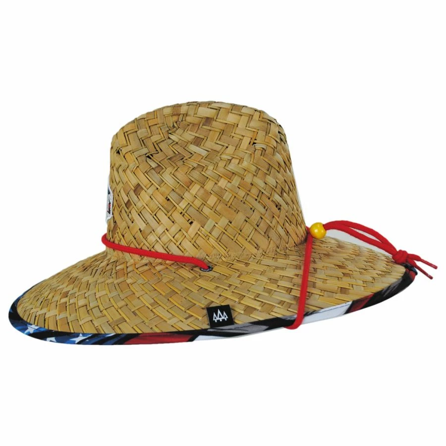Hemlock Hat Co Youth Maverick Straw Lifeguard Hat 4 Hemlock Hat Co Youth Maverick Straw Lifeguard Hat - Image 2