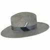 Bailey Magness Shantung Straw Fedora Hat