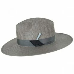 Bailey Magness Shantung Straw Fedora Hat