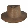 Brixton Hats Marcos Palm Straw Fedora Hat - Toffee -Brixton Hats Shop 398990