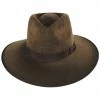 Brixton Hats Jo Wool Felt Rancher Fedora Hat - Toffee -Brixton Hats Shop 400230