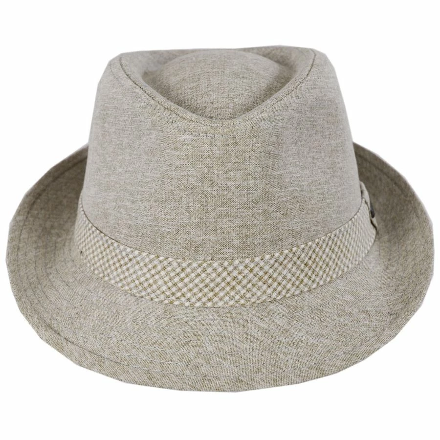 Stetson Travis Cotton Trilby Fedora Hat 3 Stetson Travis Cotton Trilby Fedora Hat