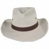 Dorfman Pacific Company Cotton Twill Outback Fedora Hat -Brixton Hats Shop 401322