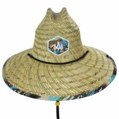 Hemlock Hat Co Dry Fly Straw Lifeguard Hat
