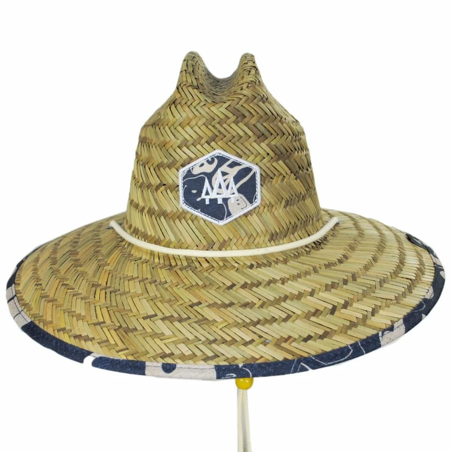 Hemlock Hat Co Harvey Straw Lifeguard Hat 3 Hemlock Hat Co Harvey Straw Lifeguard Hat