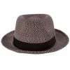 Bailey Ronit Toyo Straw Blend Trilby Fedora Hat -Brixton Hats Shop 405284