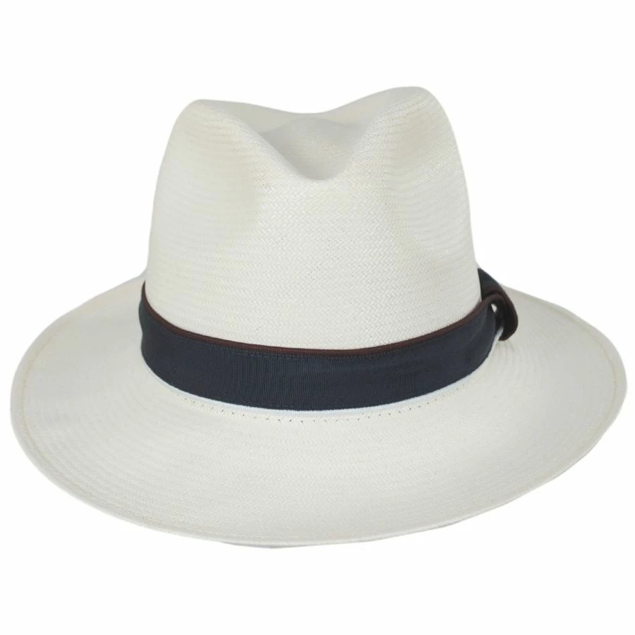 Bailey Relik Shantung Straw Fedora Hat 3 Bailey Relik Shantung Straw Fedora Hat